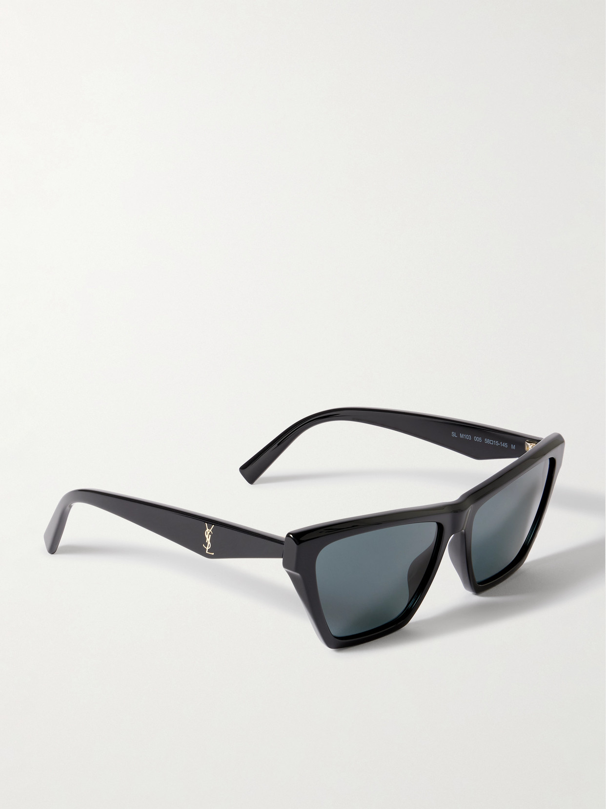 Saint Laurent Cat-eye Acetate Sunglasses In Black