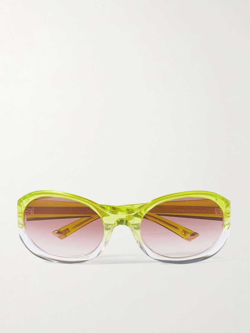 Gucci Eyewear Round-frame Acetate Sunglasses