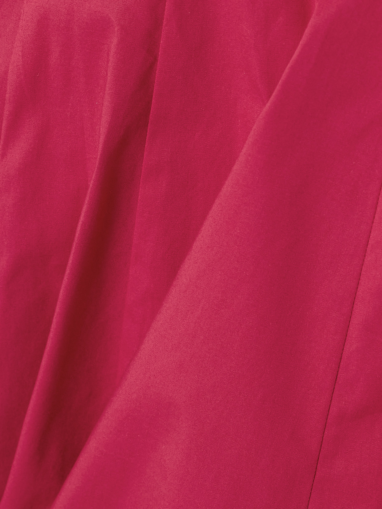 Staud Wylie Cotton-blend Poplin Mini Dress In Red