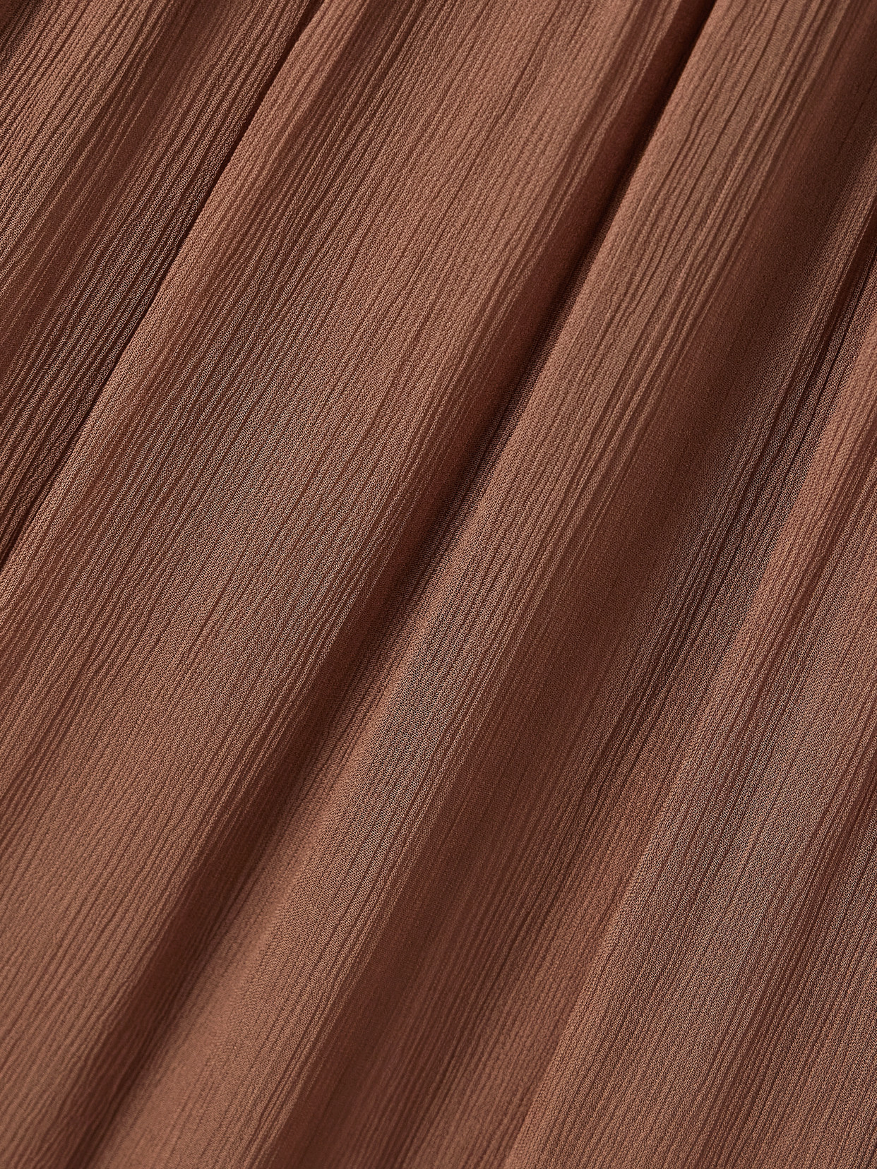Staud Dalton Ruched Gathered Crepon Maxi Dress In Brown