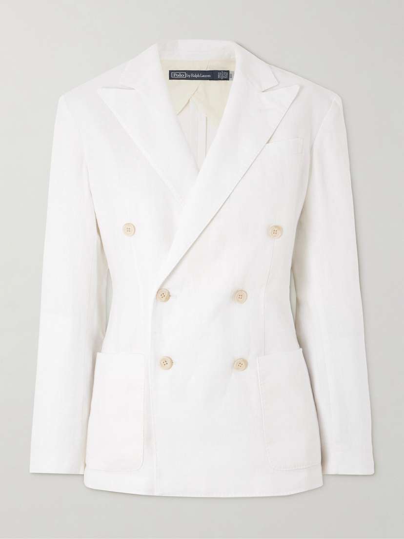 Polo Ralph Lauren Double-breasted Linen Blazer