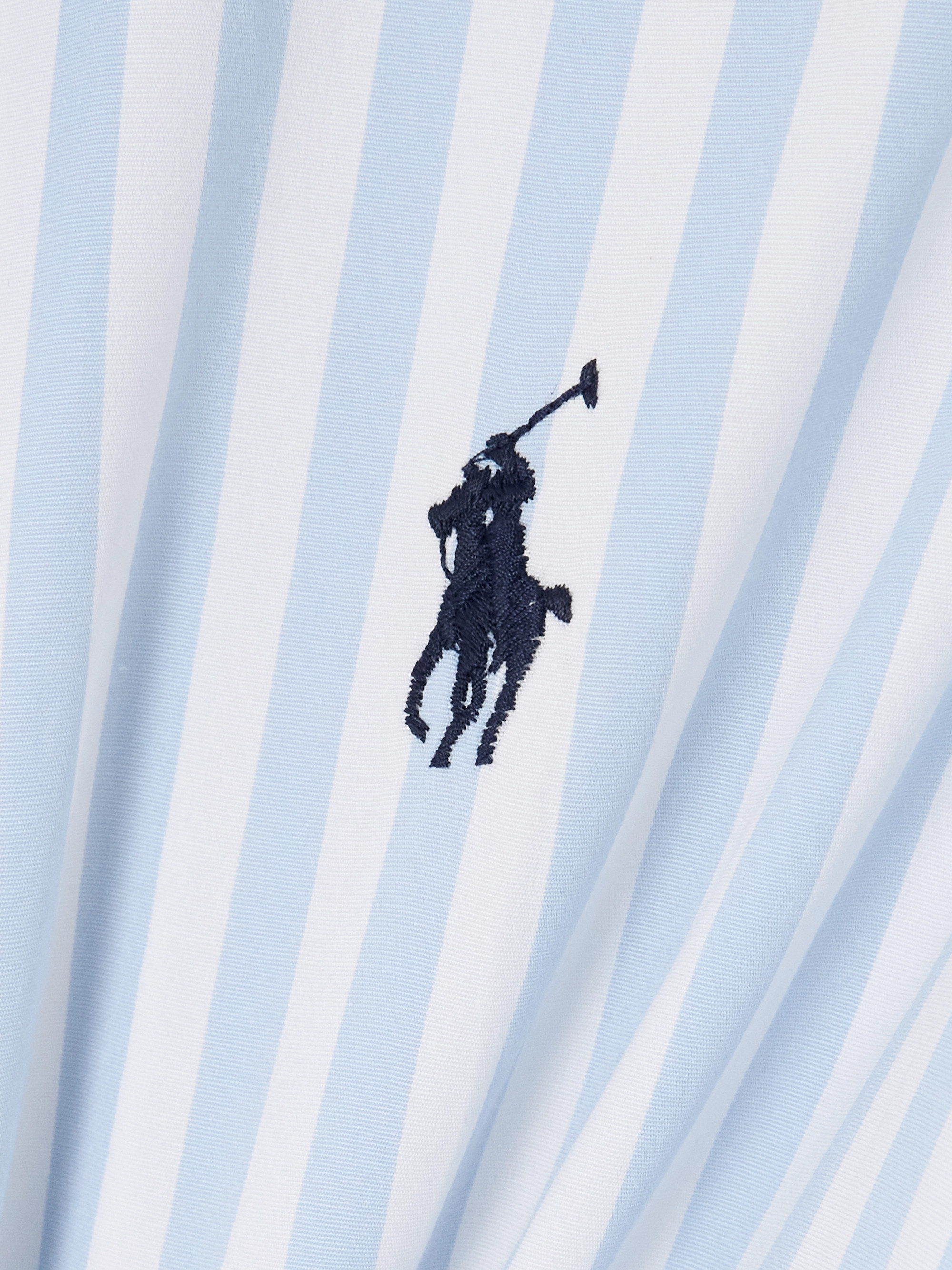 Polo Ralph Lauren + Wimbledon belted striped cotton-poplin mini dress