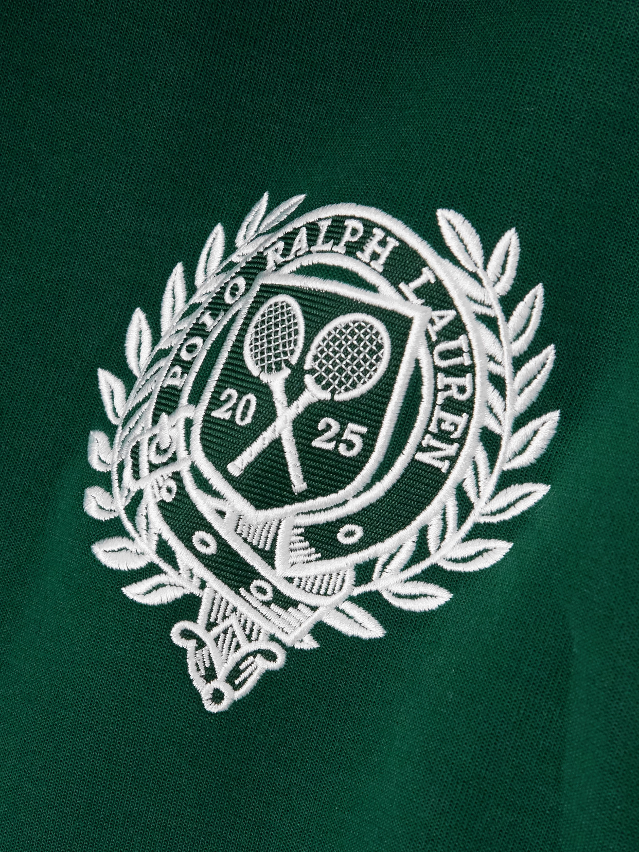 Polo Ralph Lauren + Wimbledon Striped Embroidered Cotton-blend Jersey Bomber Jacket