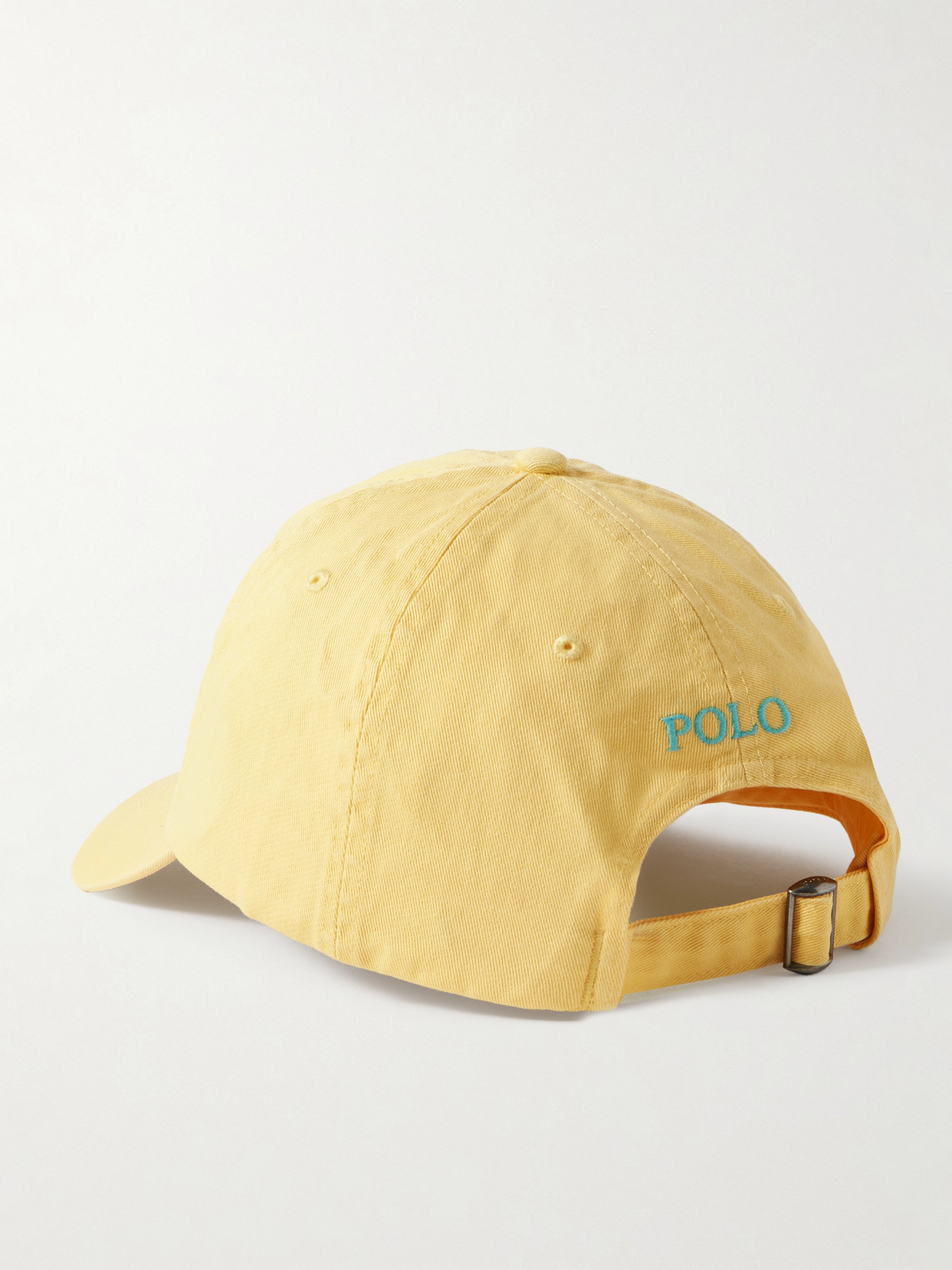 Polo Ralph Lauren Womens Corn Yellow Brand-embroidery Cotton Baseball Cap In Yellow