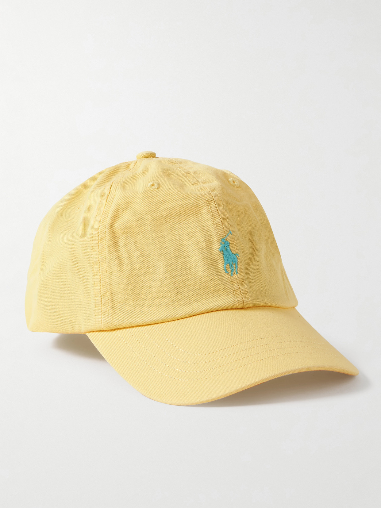 Polo Ralph Lauren Womens Corn Yellow Brand-embroidery Cotton Baseball Cap In Yellow