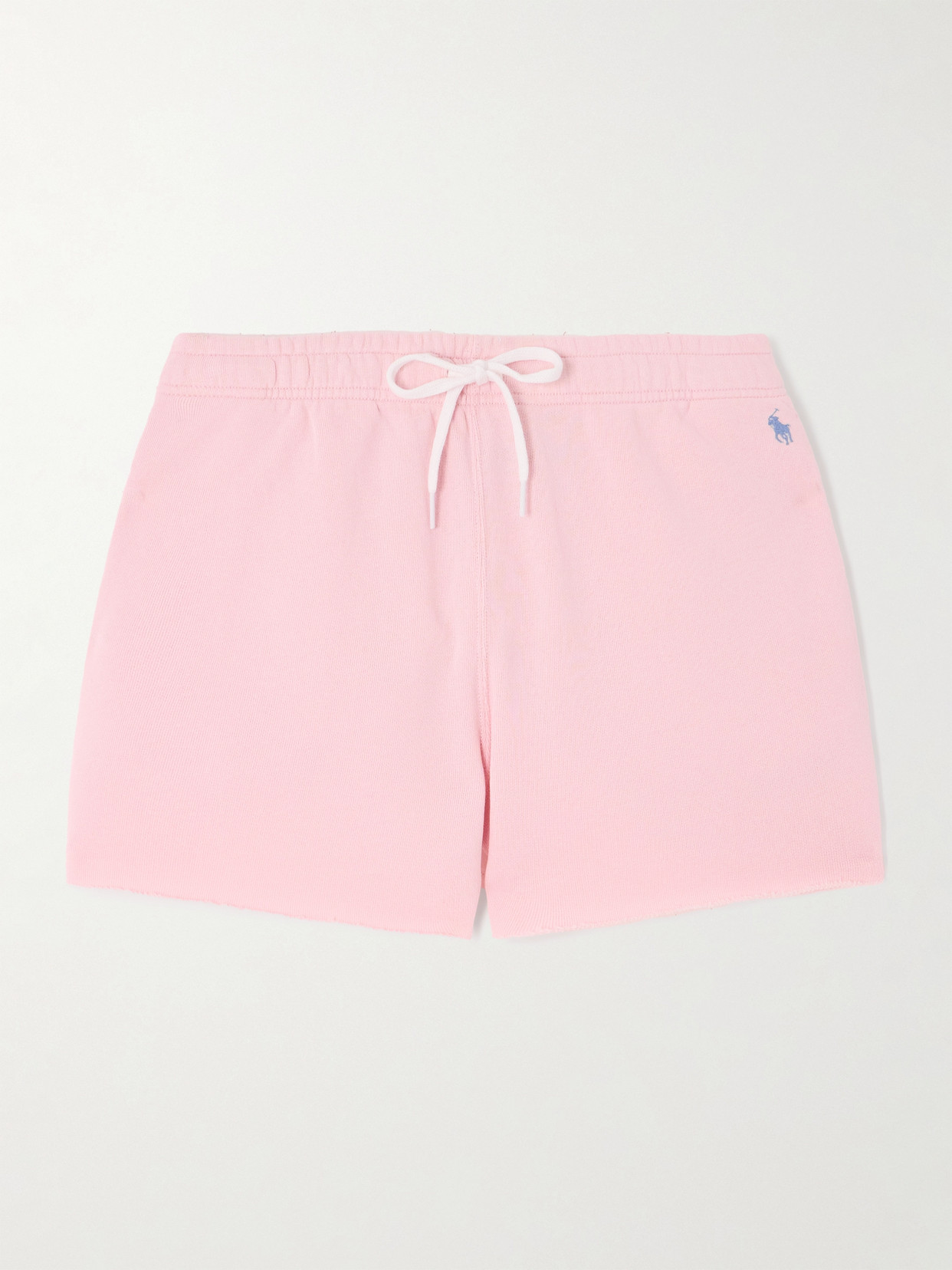Polo Ralph Lauren Embroidered Cotton-blend Jersey Shorts