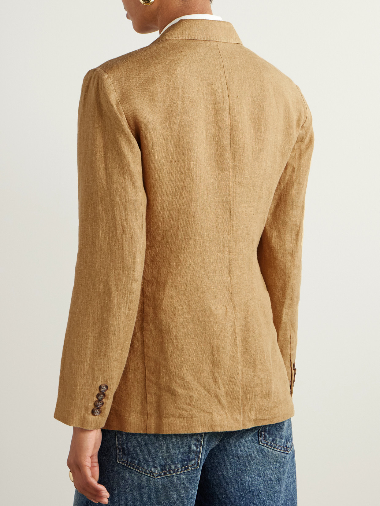 Polo Ralph Lauren Double-breasted Linen Blazer