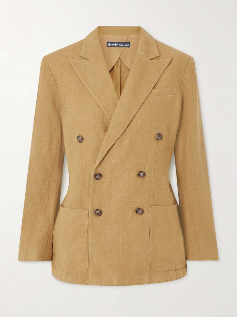 Polo Ralph Lauren Double-breasted Linen Blazer