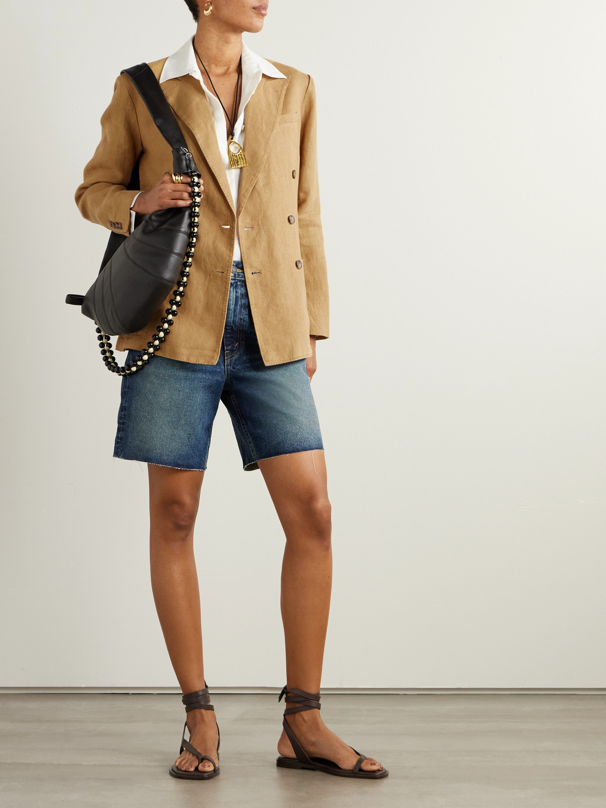 Polo Ralph Lauren Double-breasted Linen Blazer