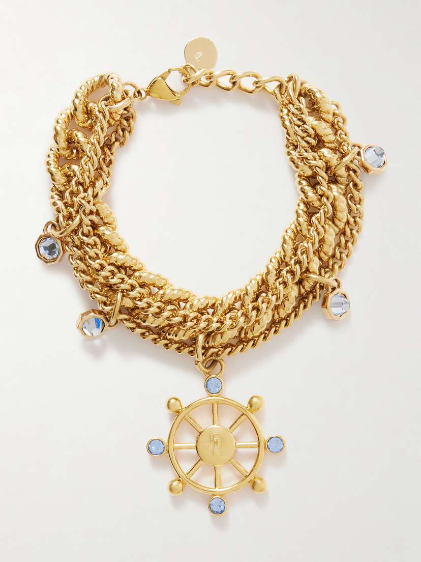 Rabanne tone Crystal Bracelet