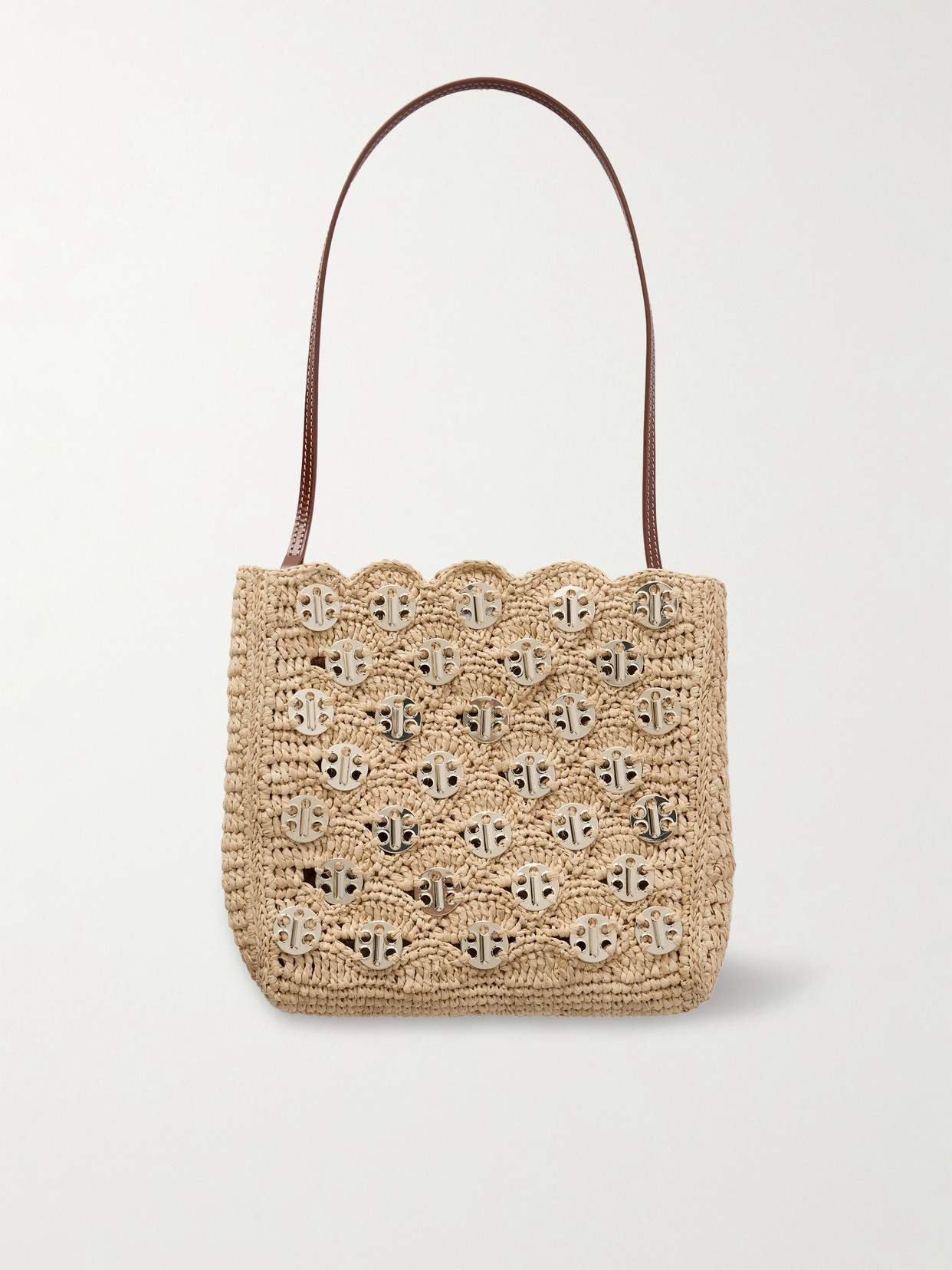 Woven Raffia Shoulder Bag