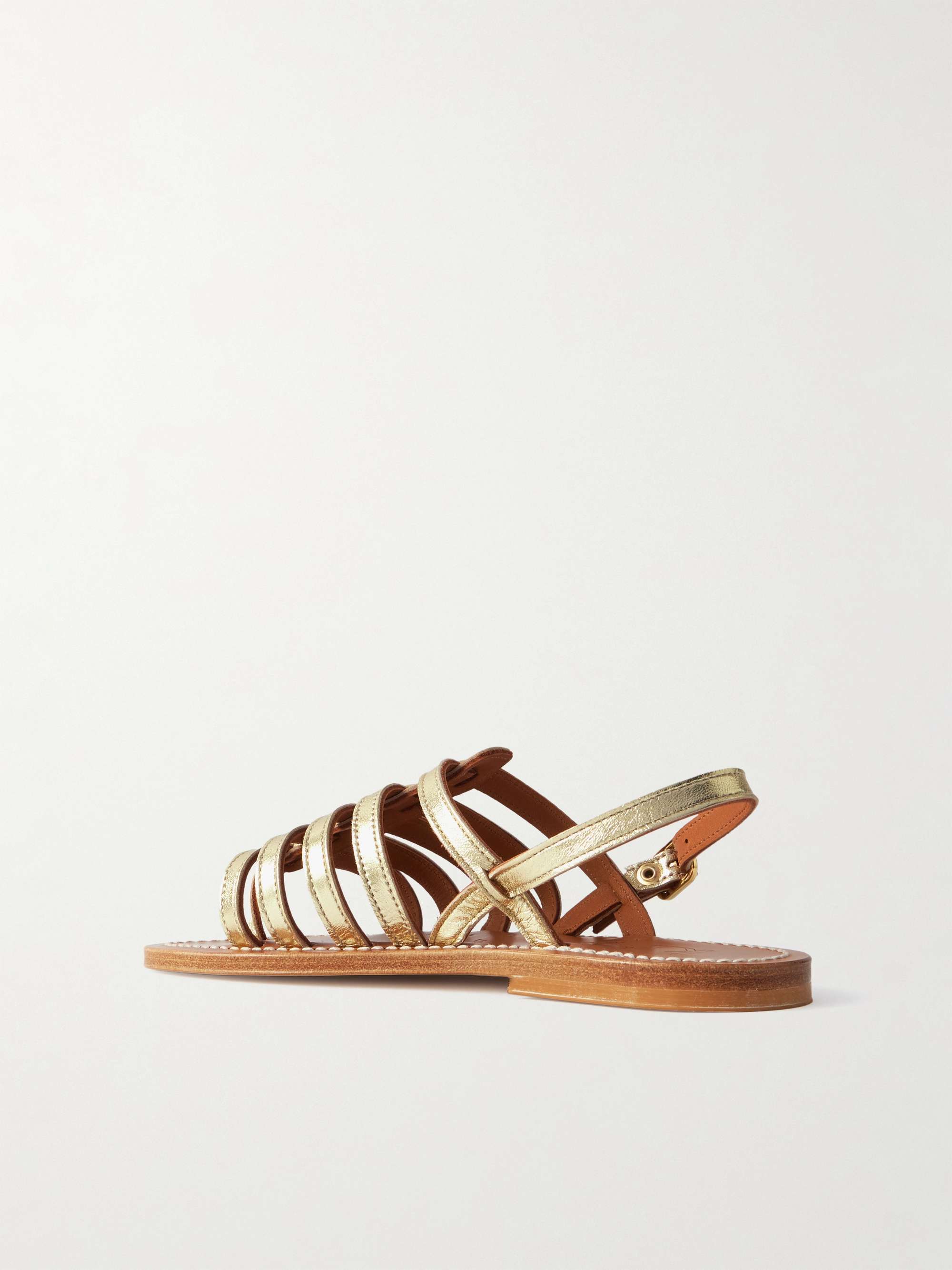 K JACQUES ST TROPEZ Homere leather sandals