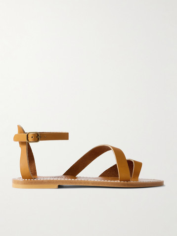 K JACQUES ST TROPEZ Anaelle leather sandals
