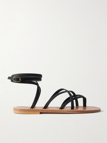 K JACQUES ST TROPEZ Zenobie leather sandals