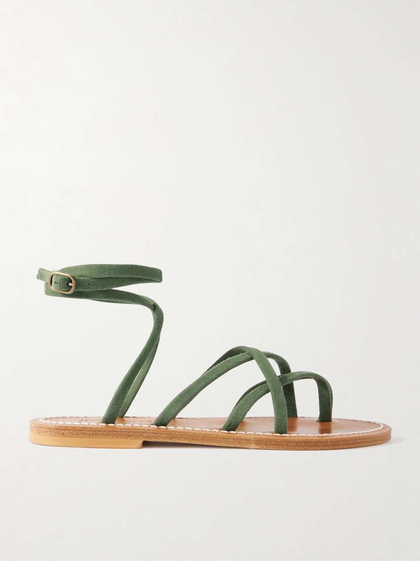 K Jacques St Tropez Zenobie Suede Sandals