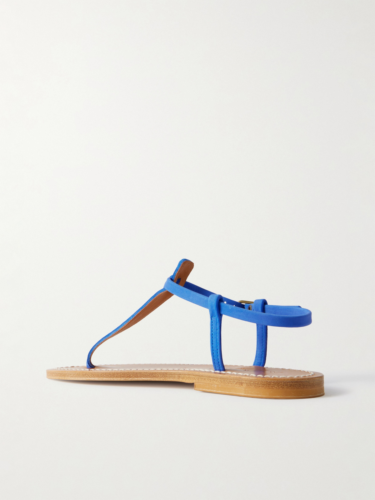 Kjacques Picon Nubuck Sandals In Blue
