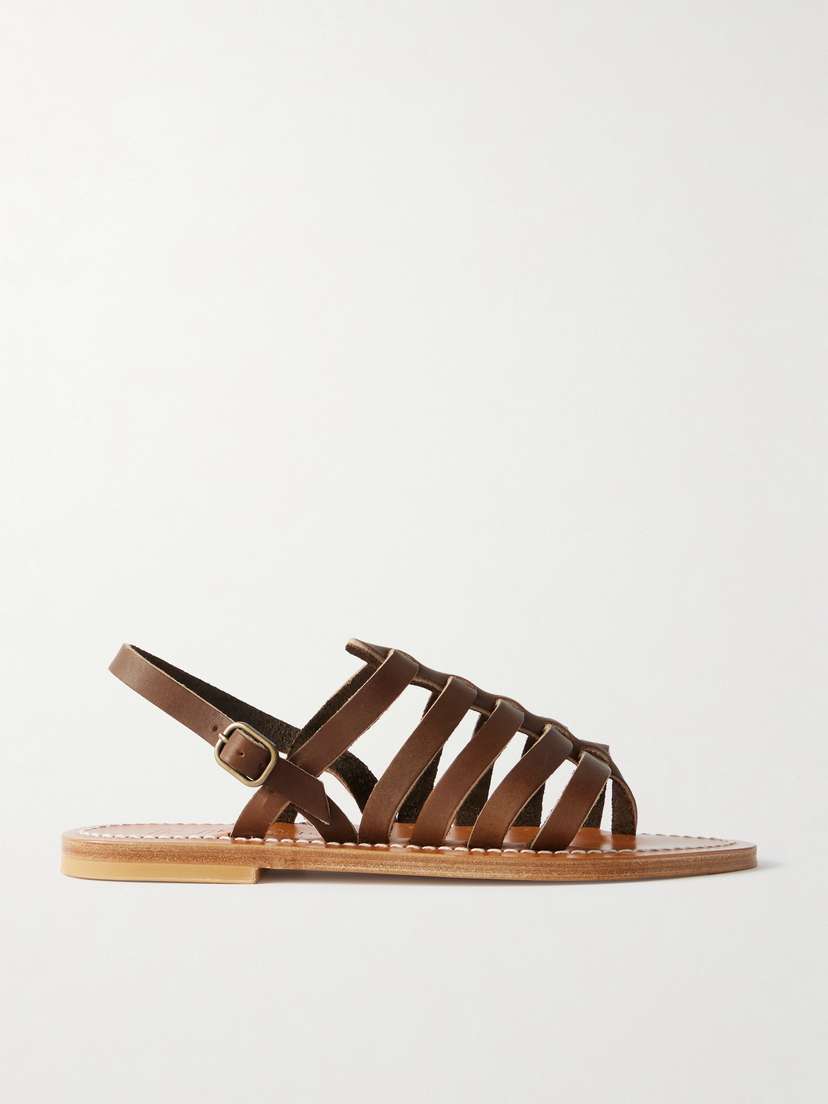K Jacques St Tropez Homere Leather Sandals