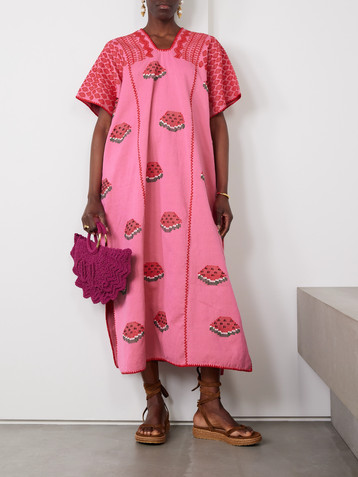 PIPPA HOLT Embroidered cotton huipil