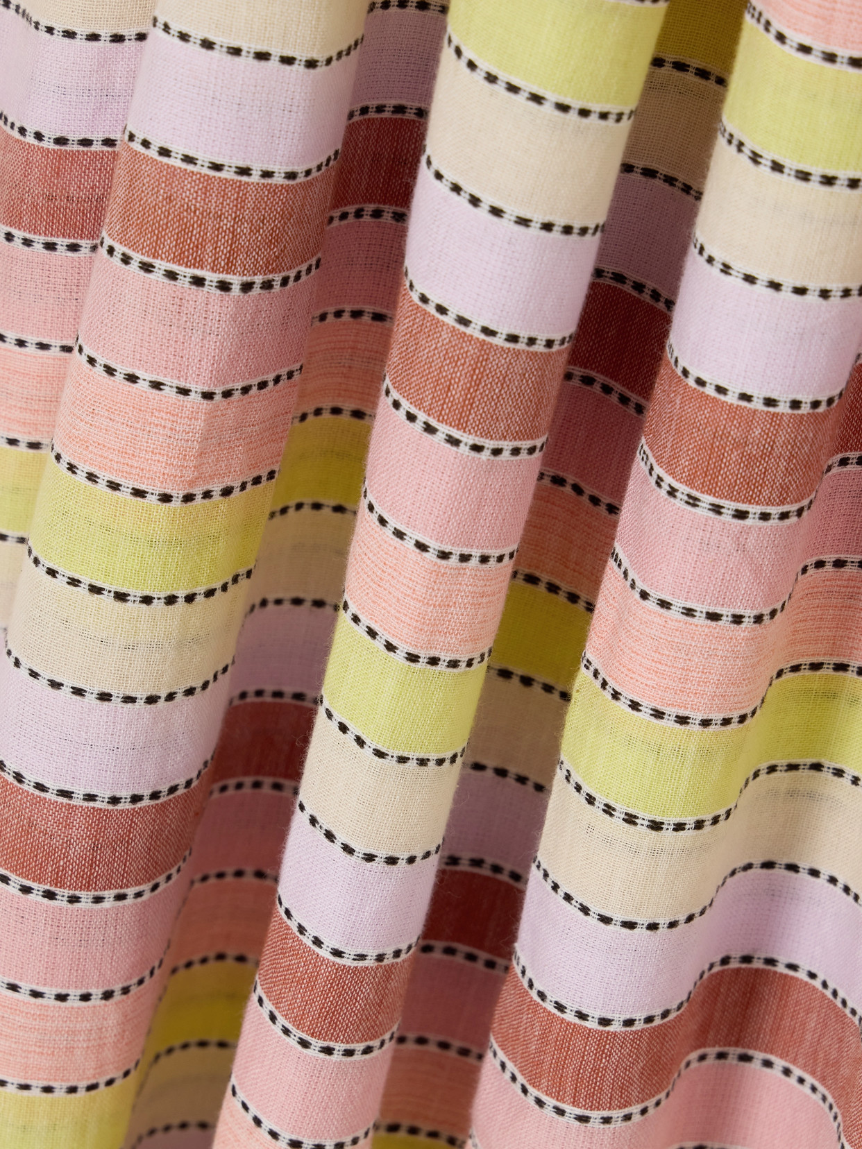 Lemlem Eda Striped Cotton-blend Maxi Dress In Pink