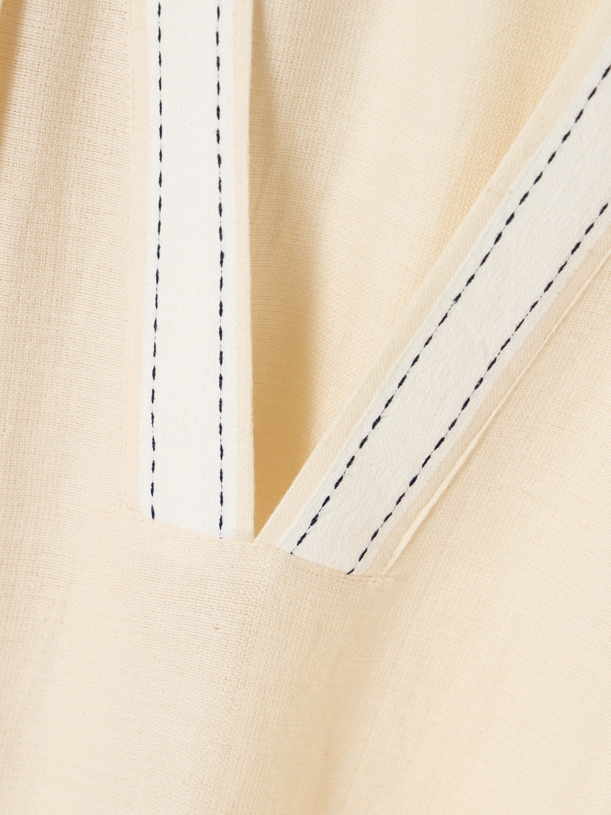 Lemlem Theodora Striped Cotton-blend Coverup In Cream
