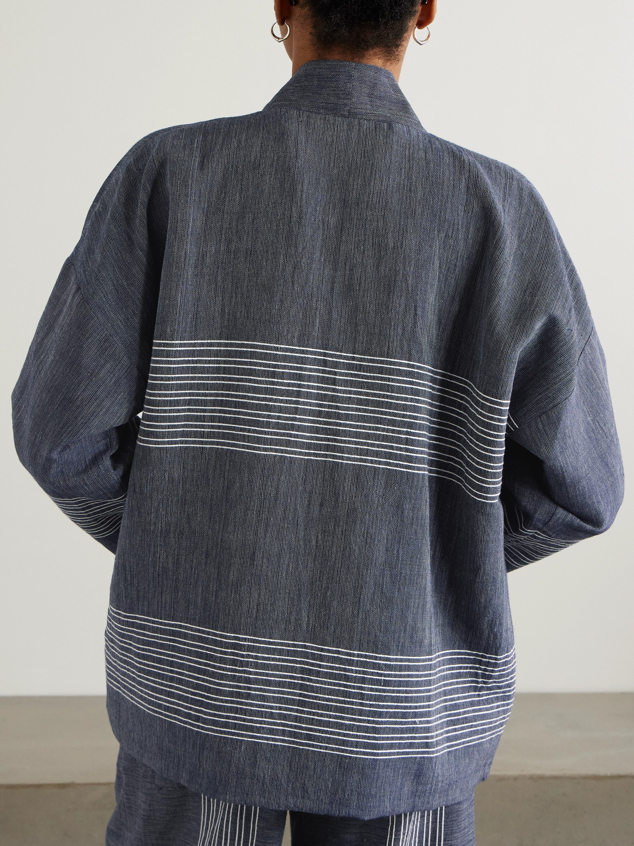 Terara Striped Cotton Jacket
