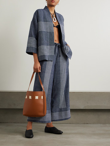 Lemlem Terara striped cotton jacket