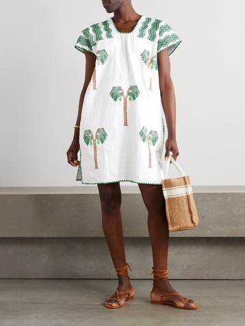 PIPPA HOLT Embroidered cotton huipil