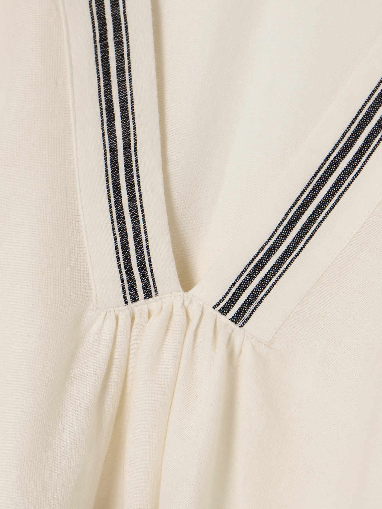 Lemlem Belkis Striped Cotton Kaftan In Cream