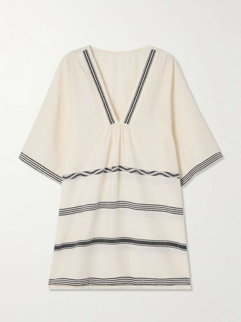 Lemlem Belkis Striped Cotton Kaftan