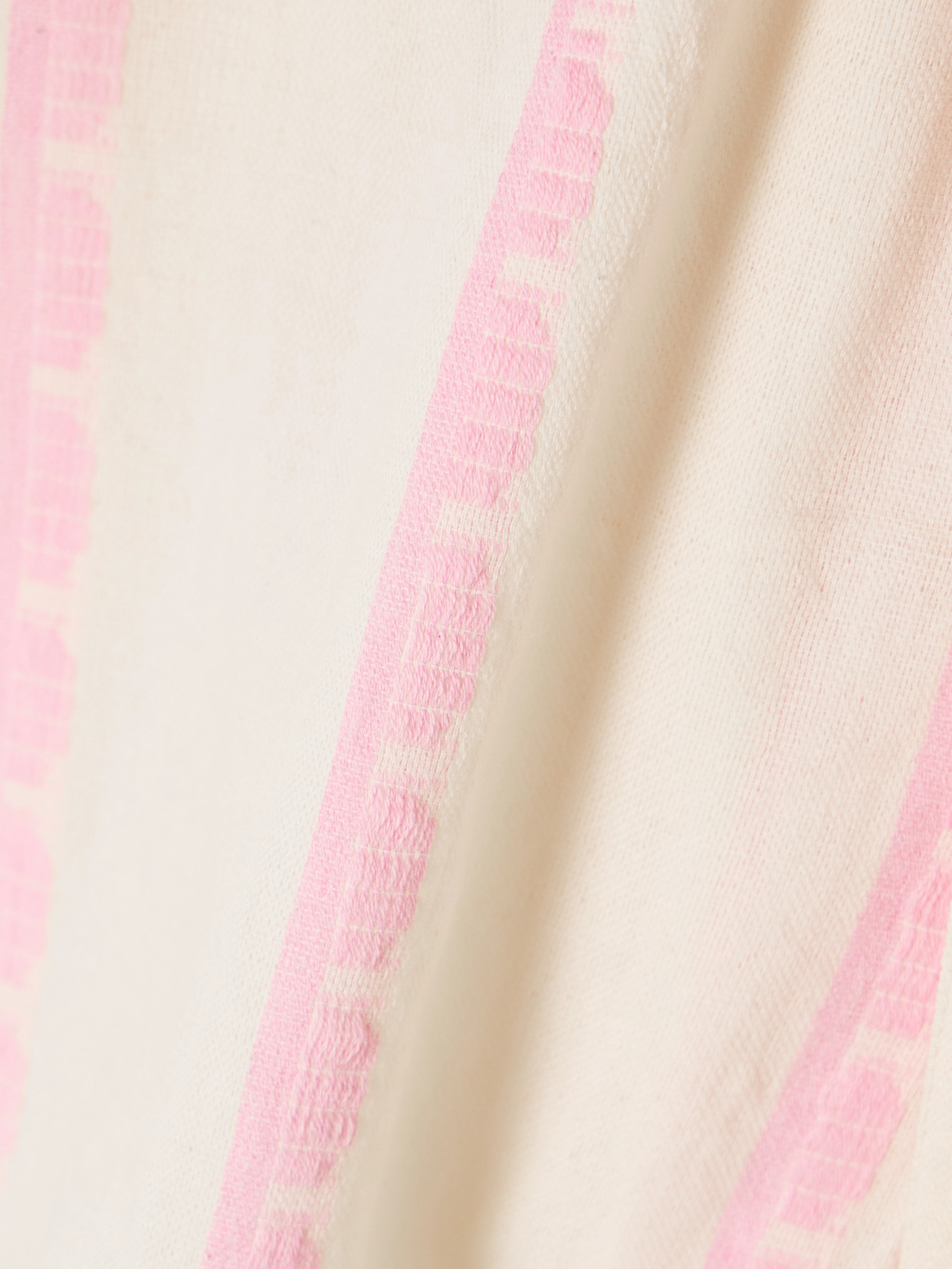 Lemlem Safia Striped Cotton Shorts In Cream