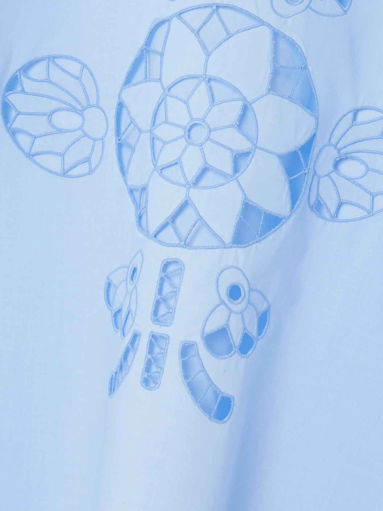 Havana Scalloped Broderie Anglaise Cotton-Poplin Tank