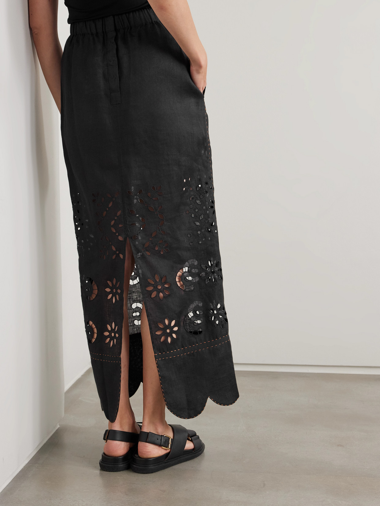Orlando Scalloped Broderie Anglaise Maxi