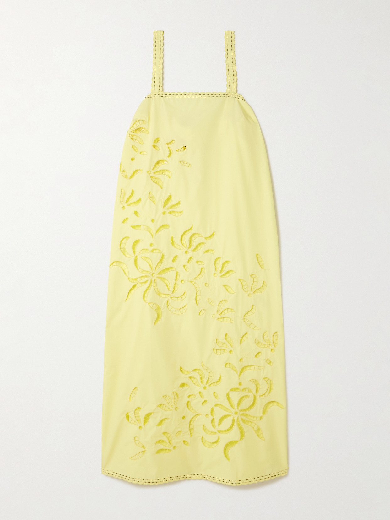 Vita Kin Sisi Broderie Anglaise Cotton-poplin Midi Dress