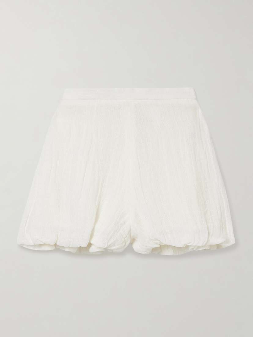 Lisa Marie Fernandez Linen-blend Gauze Shorts