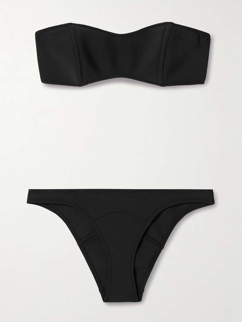 Lisa Marie Fernandez Natalie Strapless Neoprene Bikini
