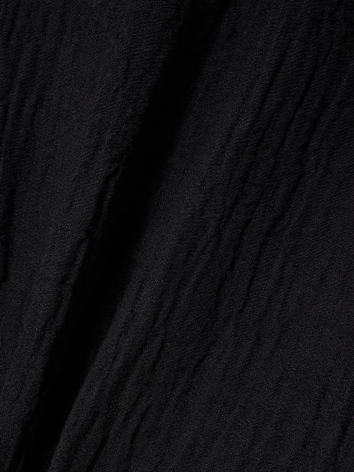 Lisa Marie Fernandez Hooded Crinkled Linen-blend Gauze Poncho