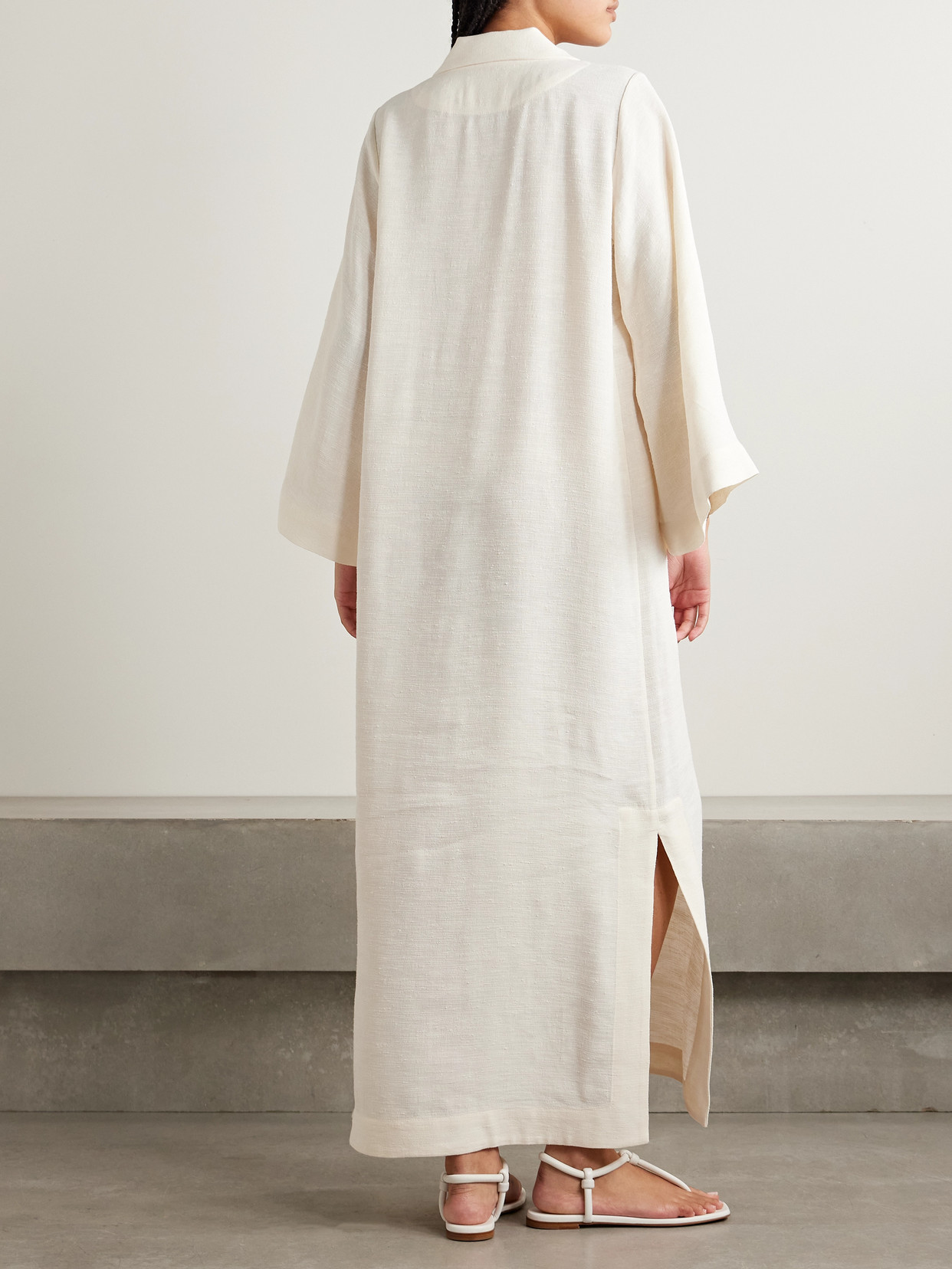 Lisa Marie Fernandez Shantung Maxi Dress
