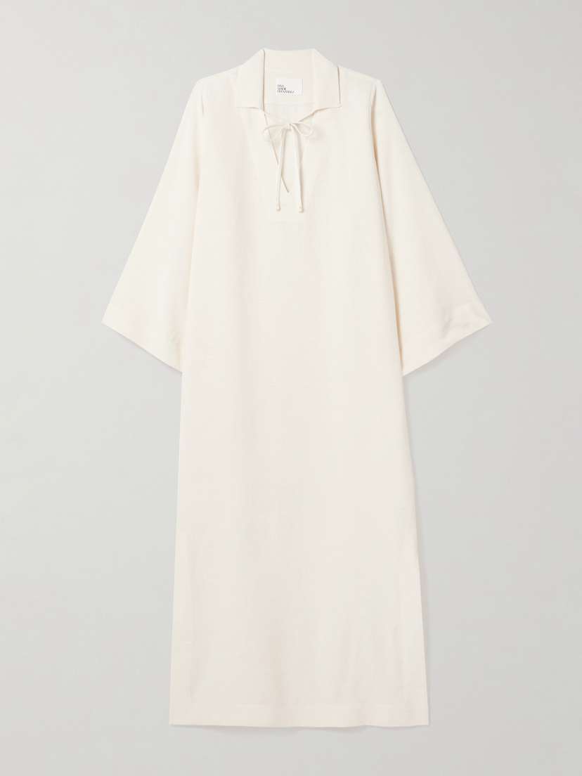 Lisa Marie Fernandez Shantung Maxi Dress