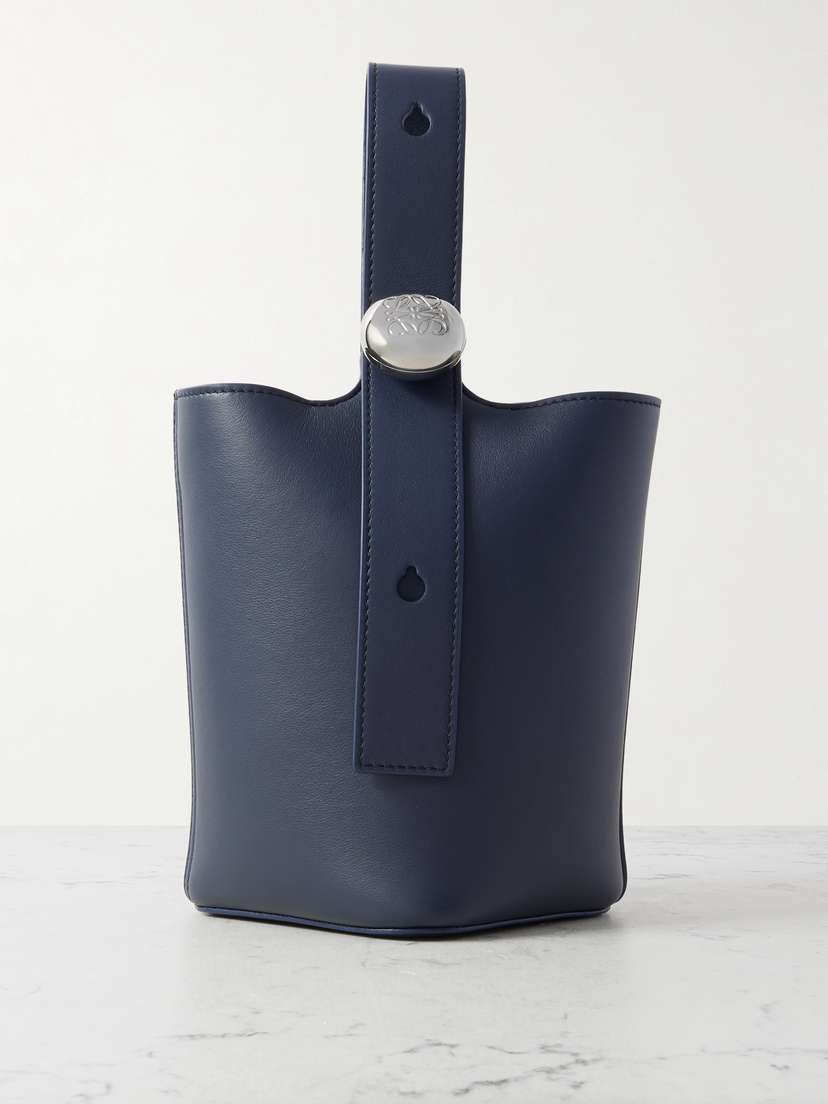 Loewe Pebble Mini Leather Tote