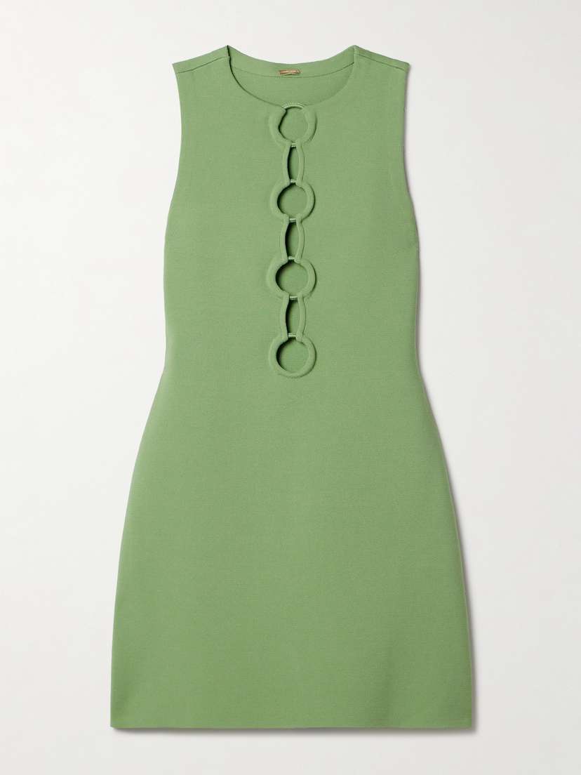 Cult Gaia Hartley Cutout Stretch-knit Mini Dress