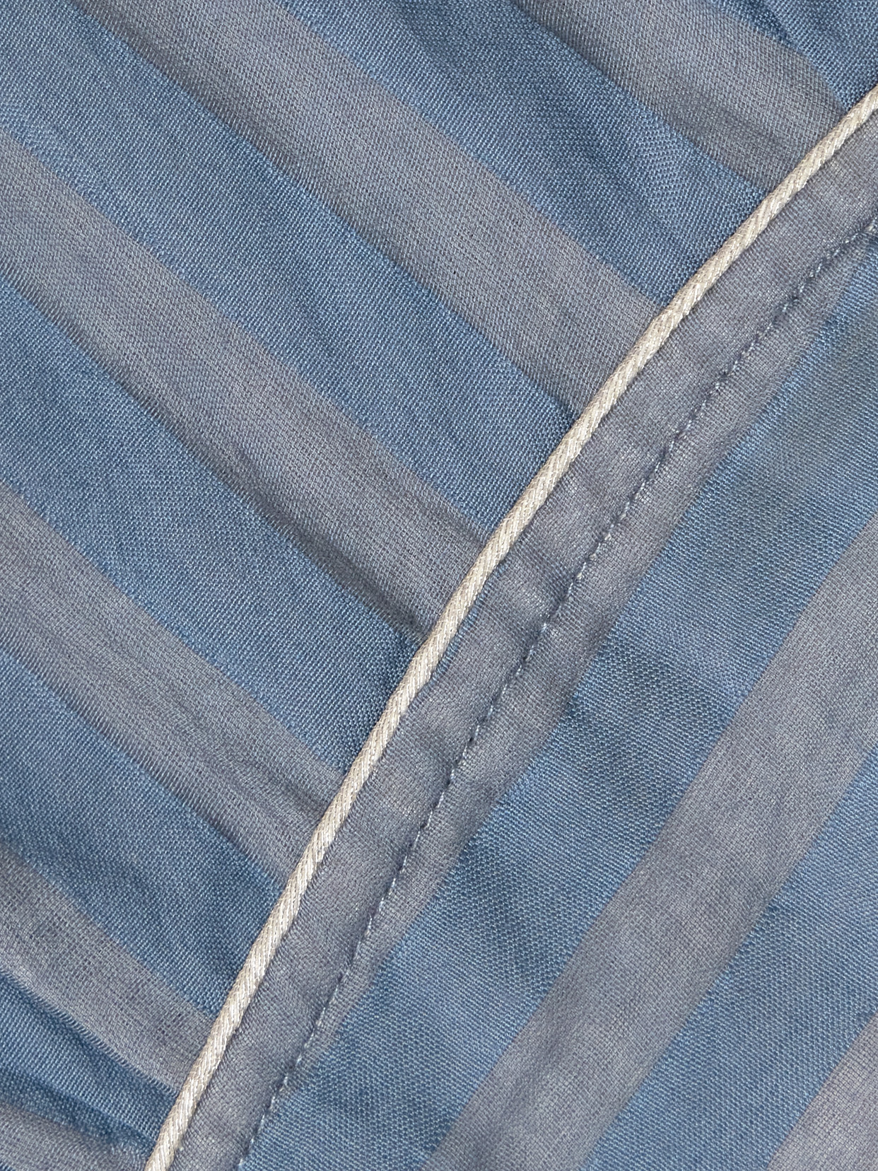 Delphi Chanderi Cropped Striped Cotton And Silk-Blend Top