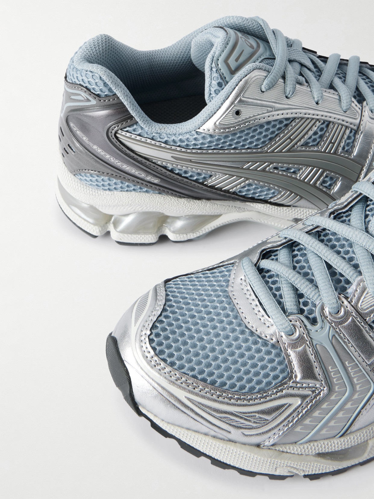 Gel-Kayano 14 Metallic And Rubber-Trimmed Sneakers