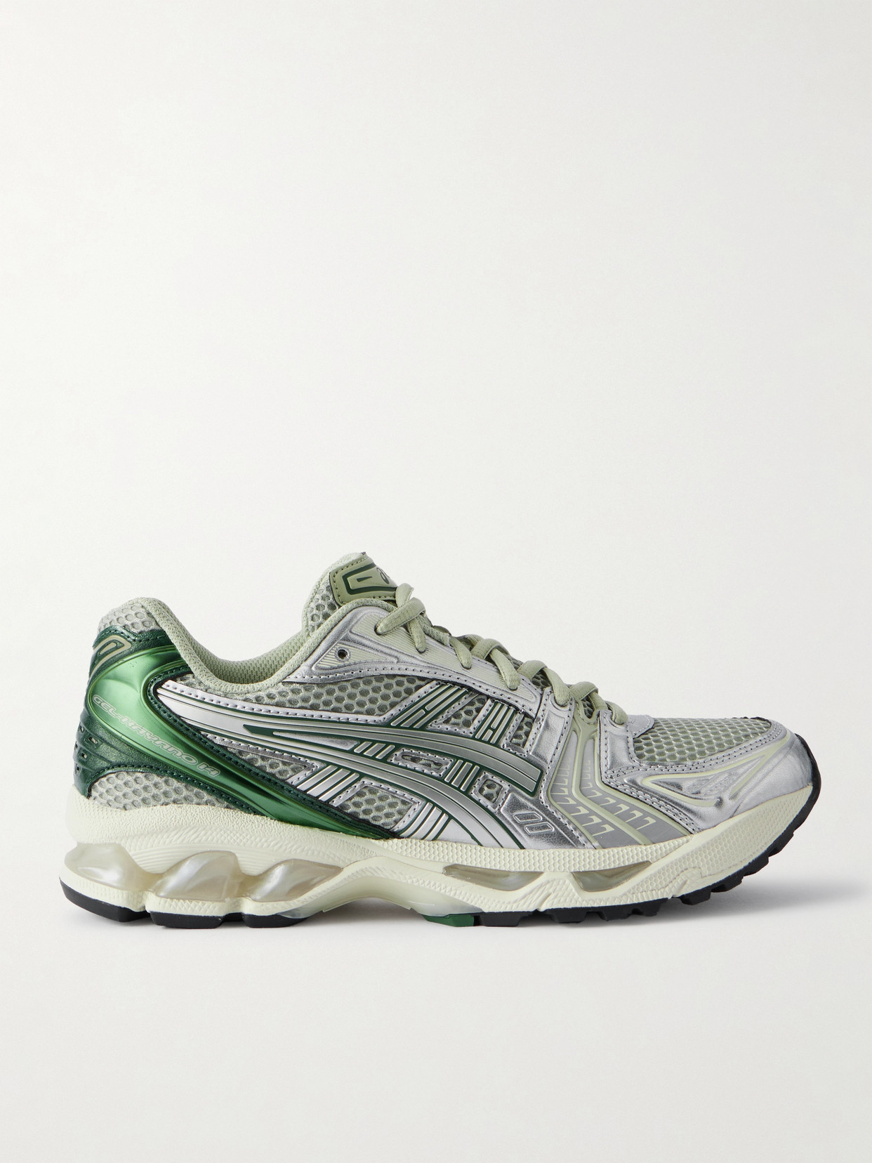 Gel-Kayano 14 Metallic And Rubber-Trimmed Sneakers
