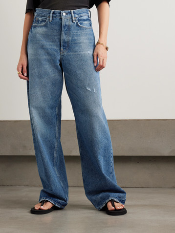 Acne Studios 1981 low-rise wide-leg organic jeans