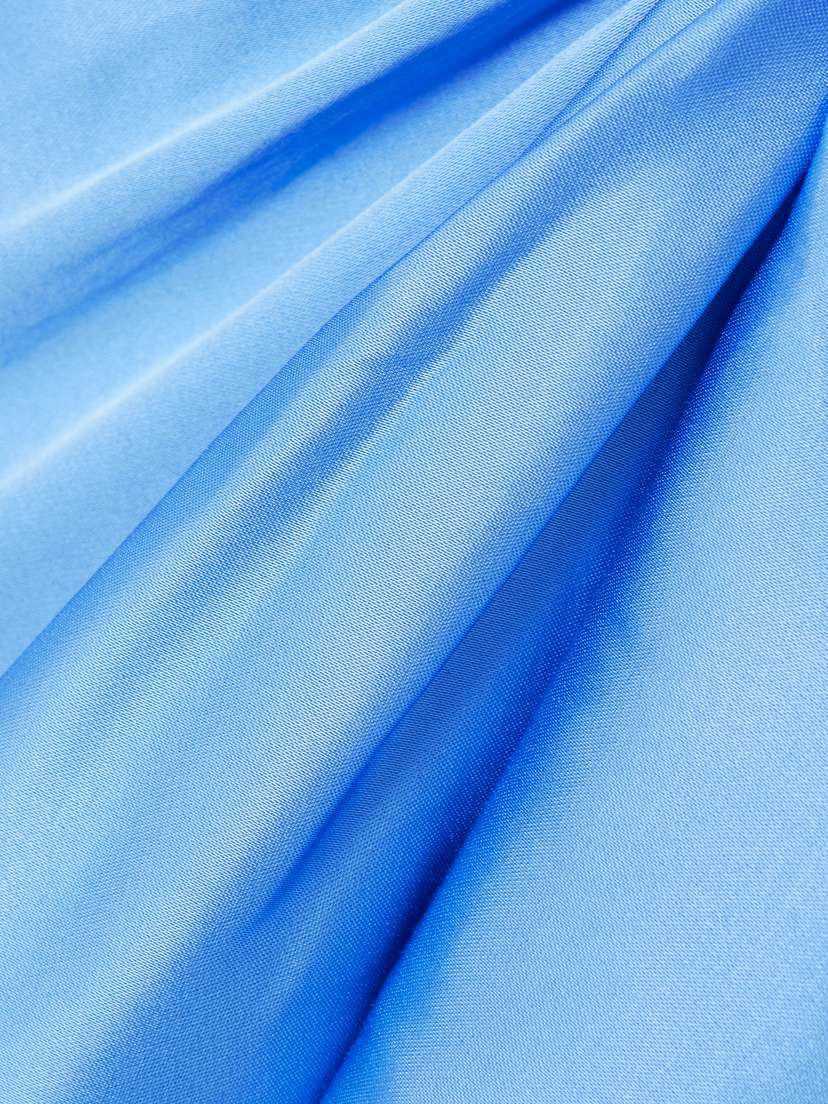 Draped Satin Halterneck Top | Image | 3