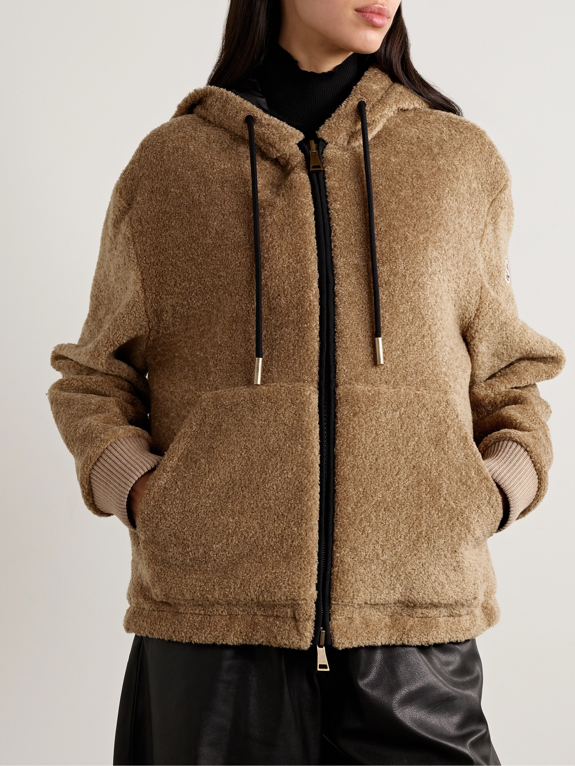 Moncler - Reversible fleece and shell zip-up hoodie | Plush