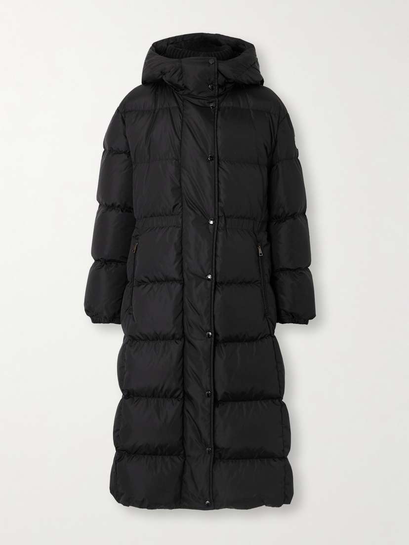 Moncler Chamer Hooded Quilted Shell Down Coat