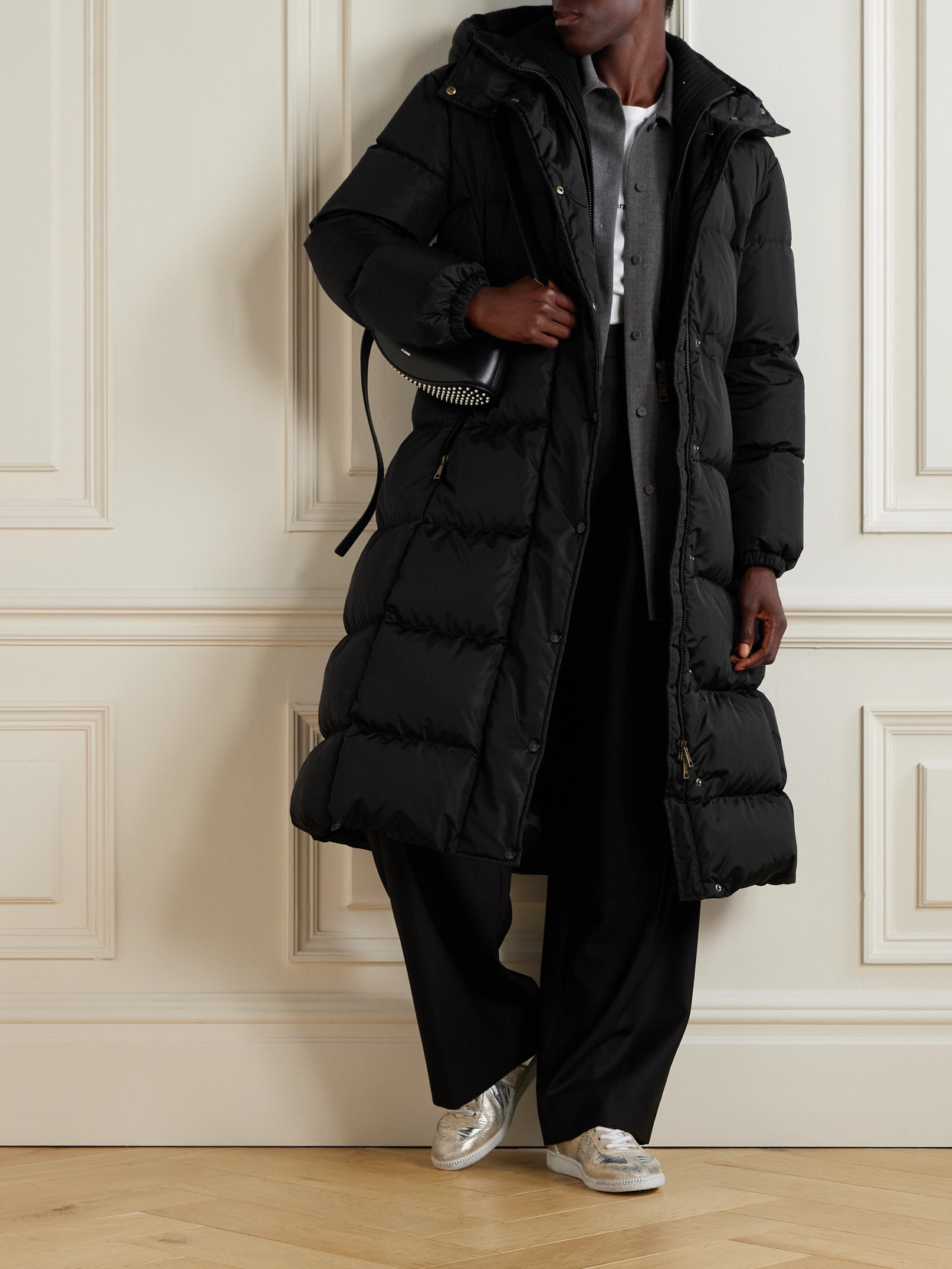 Chamer Hooded Quilted Down Coat