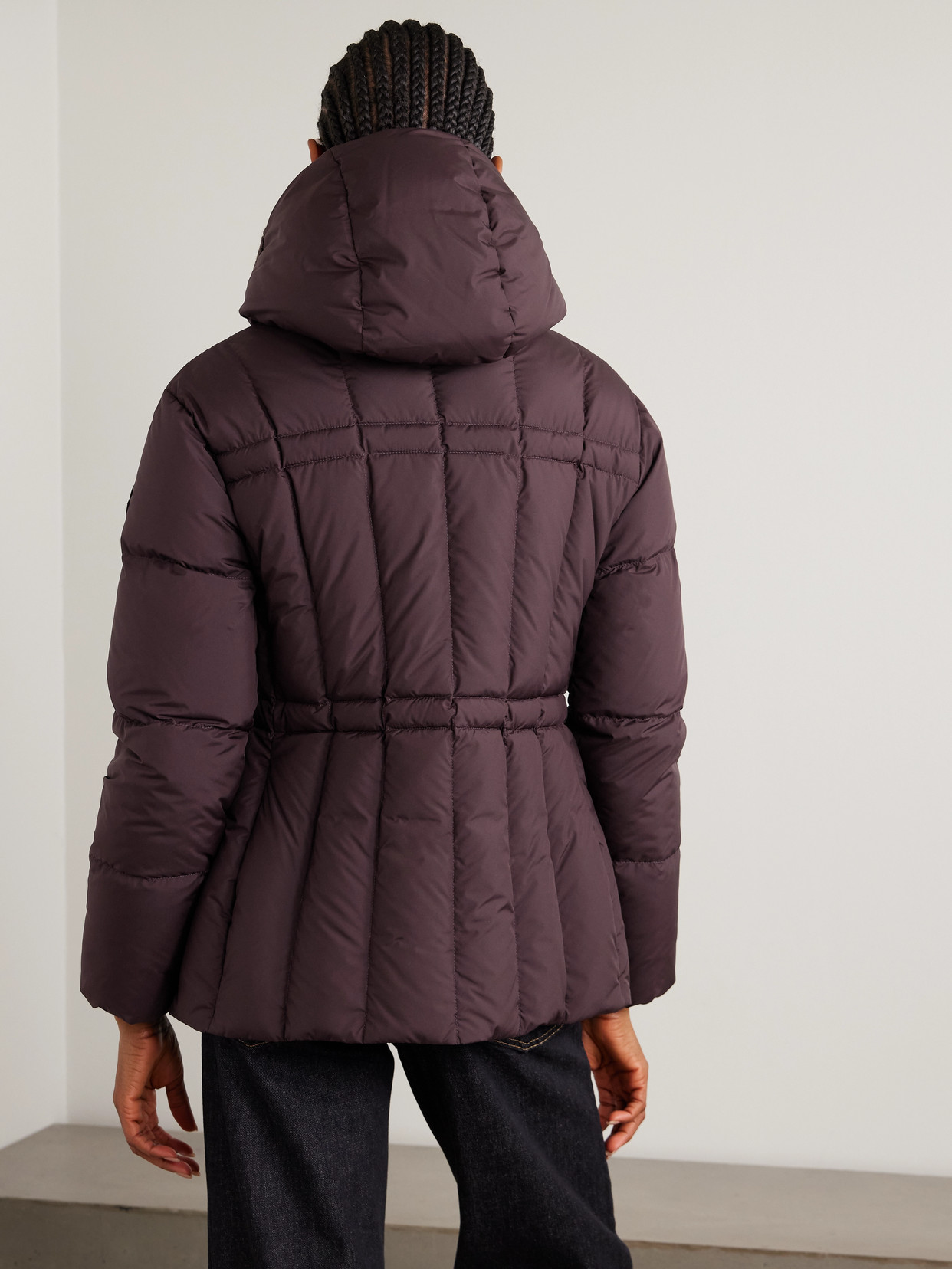 Estom Hooded Quilted Shell Down Jacket