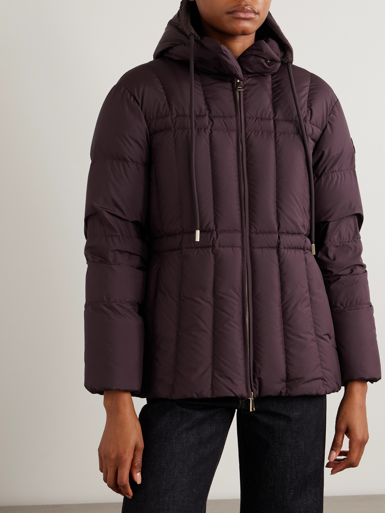 Estom Hooded Quilted Shell Down Jacket